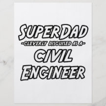 SuperDad...Civil Engineer Flyers