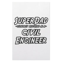 SuperDad...Civil Engineer Personalized Stationery