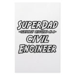 SuperDad...Civil Engineer Personalized Stationery