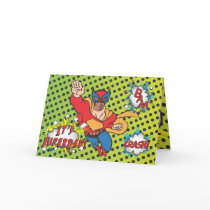 SuperDad Comic Book Hero Photo Insert Card