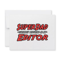 SuperDad...Editor invitations by Editor_Shirts SuperDad...Editor invitations
