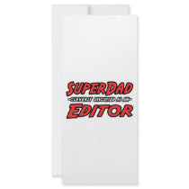 SuperDad...Editor rack cards by Editor_Shirts SuperDad...Editor rack cards