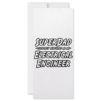 SuperDad...Electrical Engineer Customized Rack Card