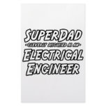 SuperDad...Electrical Engineer Customized Stationery