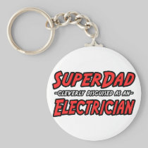 SuperDad...Electrician Keychain