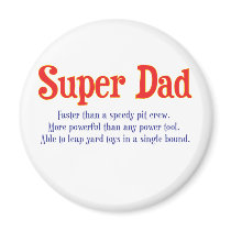 Superdad magnet