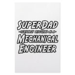 SuperDad...Mechanical Engineer Stationery