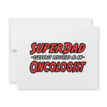 SuperDad...Oncologist invitations by Oncologist_Shirts SuperDad...Oncologist invitations