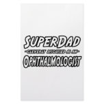 SuperDad...Ophthalmologist Customized Stationery
