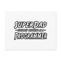 SuperDad...Programmer postcards
