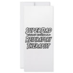 SuperDad...Respiratory Therapist Rack Card Design