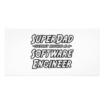 SuperDad...Software Engineer Photo Card Template