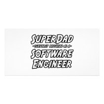 SuperDad...Software Engineer Photo Card Template