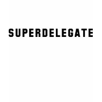 Superdelegate (Girls Black on White) t-shirts