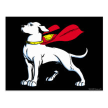 Superdog Krypto Post Card
