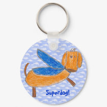Superdog! (Maggie) keychain by SuperMaggie Superdog! (Maggie) keychain