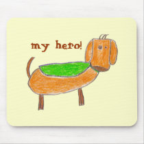 Superdog! (Maggie) Mousepad by SuperMaggie Superdog! (Maggie) Mousepad