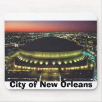 superdome, City of New Orleans mousepads