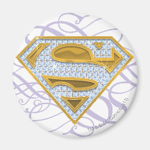 Supergirl Blue Jewels 2 Refrigerator Magnet