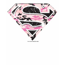 Supergirl Camouflage Logo Tee Shirt