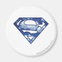 Supergirl Cloud Logo Refrigerator Magnet