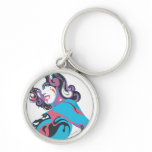 Supergirl Color Splash Pose 1 keychains
