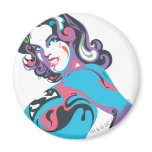 Supergirl Color Splash Pose 1 magnets