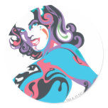 Supergirl Color Splash Pose 1 stickers