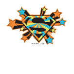 Supergirl Colorful Stars Logo Tshirts