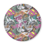 Supergirl Comic Capers Pattern 10 magnets