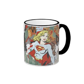 Supergirl Comic Capers Pattern 8 Mugs