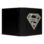 Supergirl Comic Strip Logo Vinyl Binder