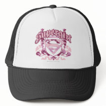 Supergirl Crest Design Mesh Hat