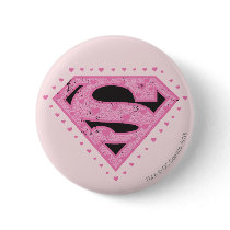 Supergirl Distressed Logo Black and Pink