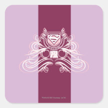 Supergirl Flourish Design Sticker