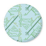 Supergirl Green Vine Logo Pattern magnets