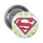 Supergirl Groovy Logo Pinback Button