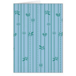 Supergirl Leaf Pattern Blue cards