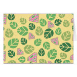 Supergirl Leaf Pattern cards