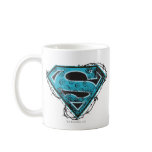 Supergirl Logo Barbed Wire and Flowers Coffee Mugs