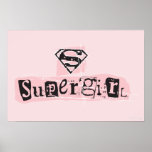 Supergirl Logo Ransom Note posters