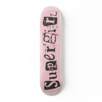 Supergirl Logo Ransom Note Skateboard Decks