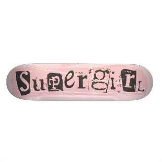 Supergirl Logo Ransom Note Skateboard Decks