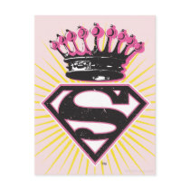 Supergirl Logo with Crown Post Cards