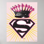 Supergirl Logo with Crown posters