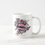 Supergirl Logo with Roses Mugs