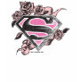 Supergirl Logo with Roses Tshirt