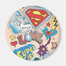 Supergirl Love Magnets