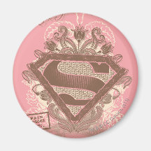 Supergirl Metropolis Ballet Pink Refrigerator Magnet