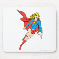 Supergirl on the Move Mouse Pad